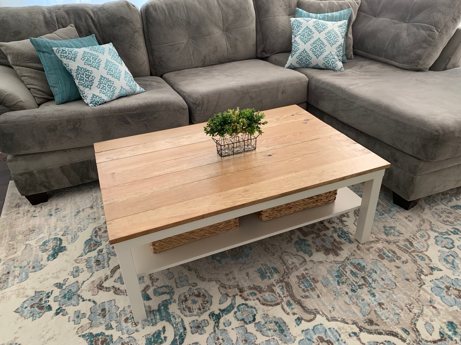 Ikea DIY lack coffee table hack