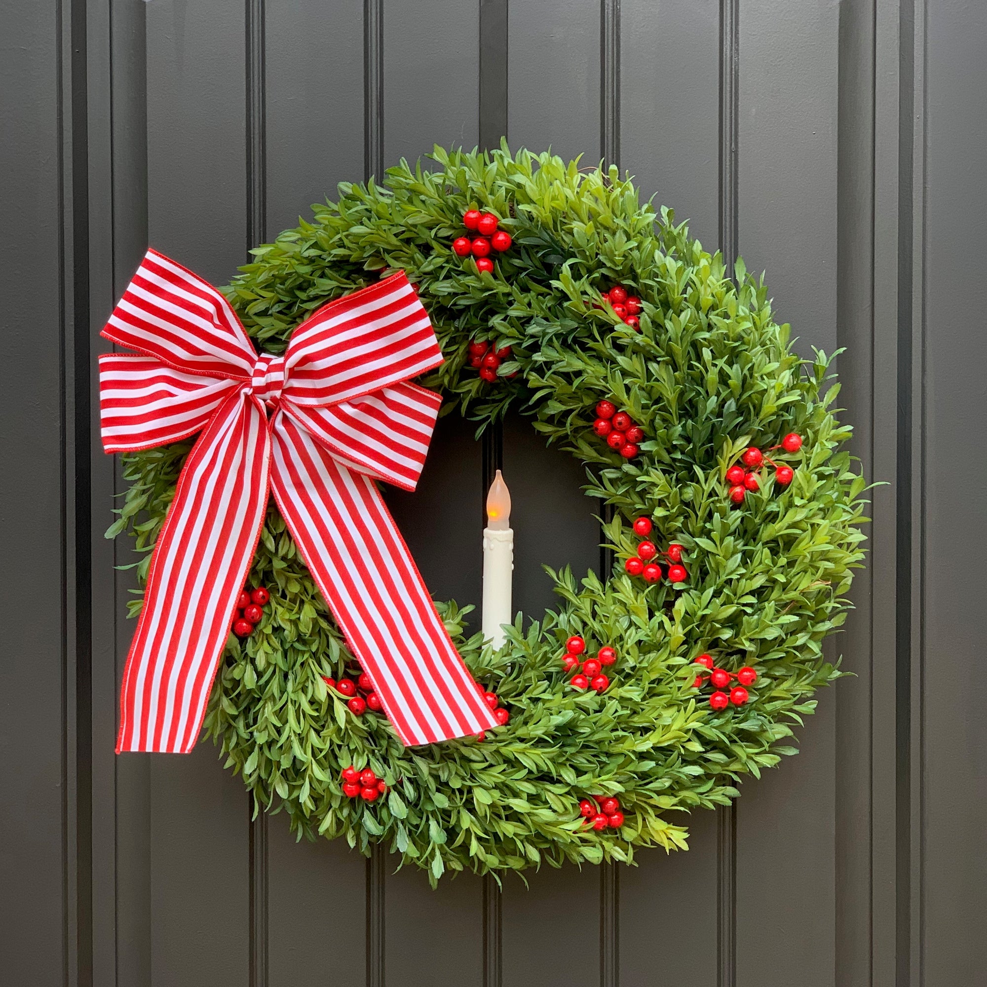Boxwood Berry Wreath