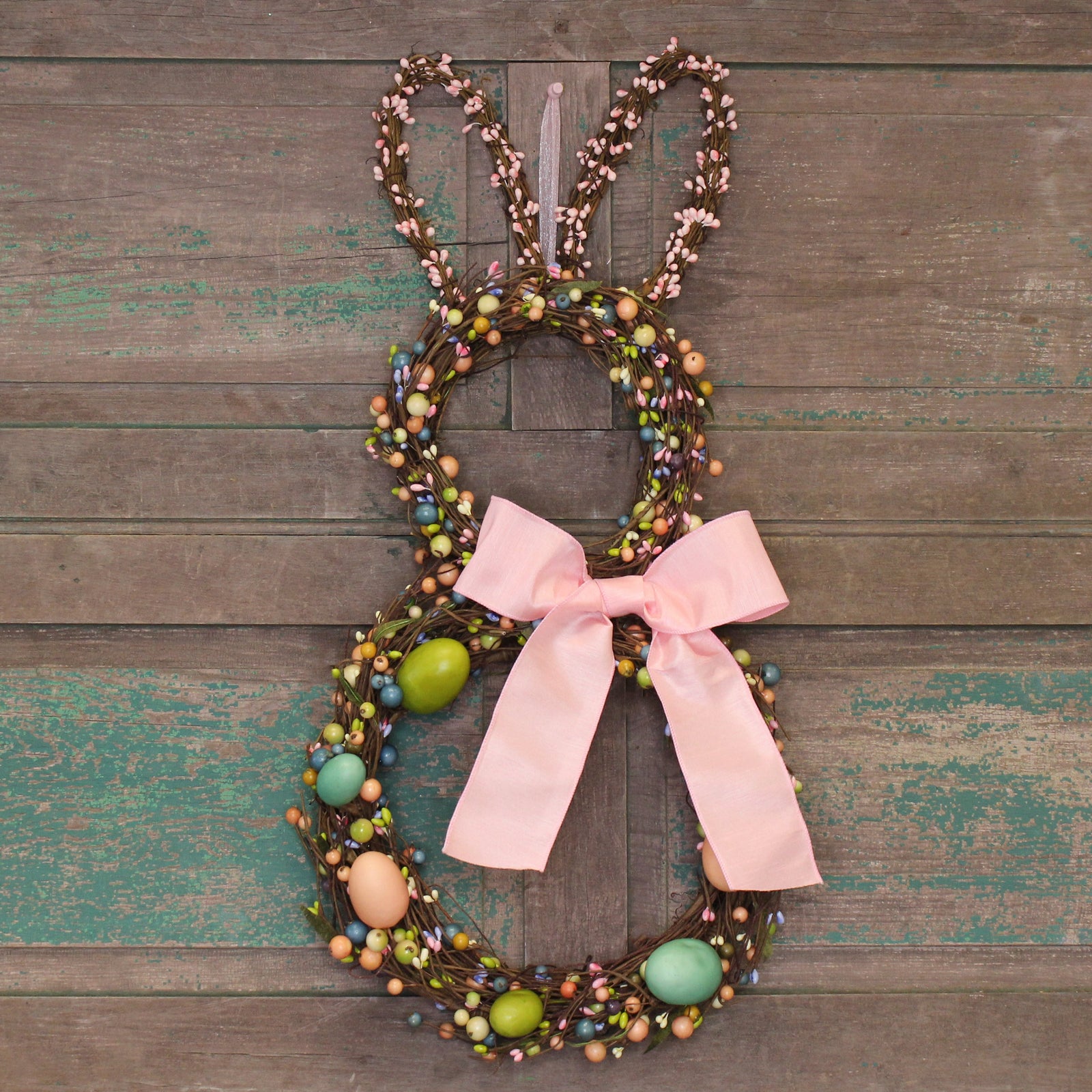 Easter Egg Bunny Wreath