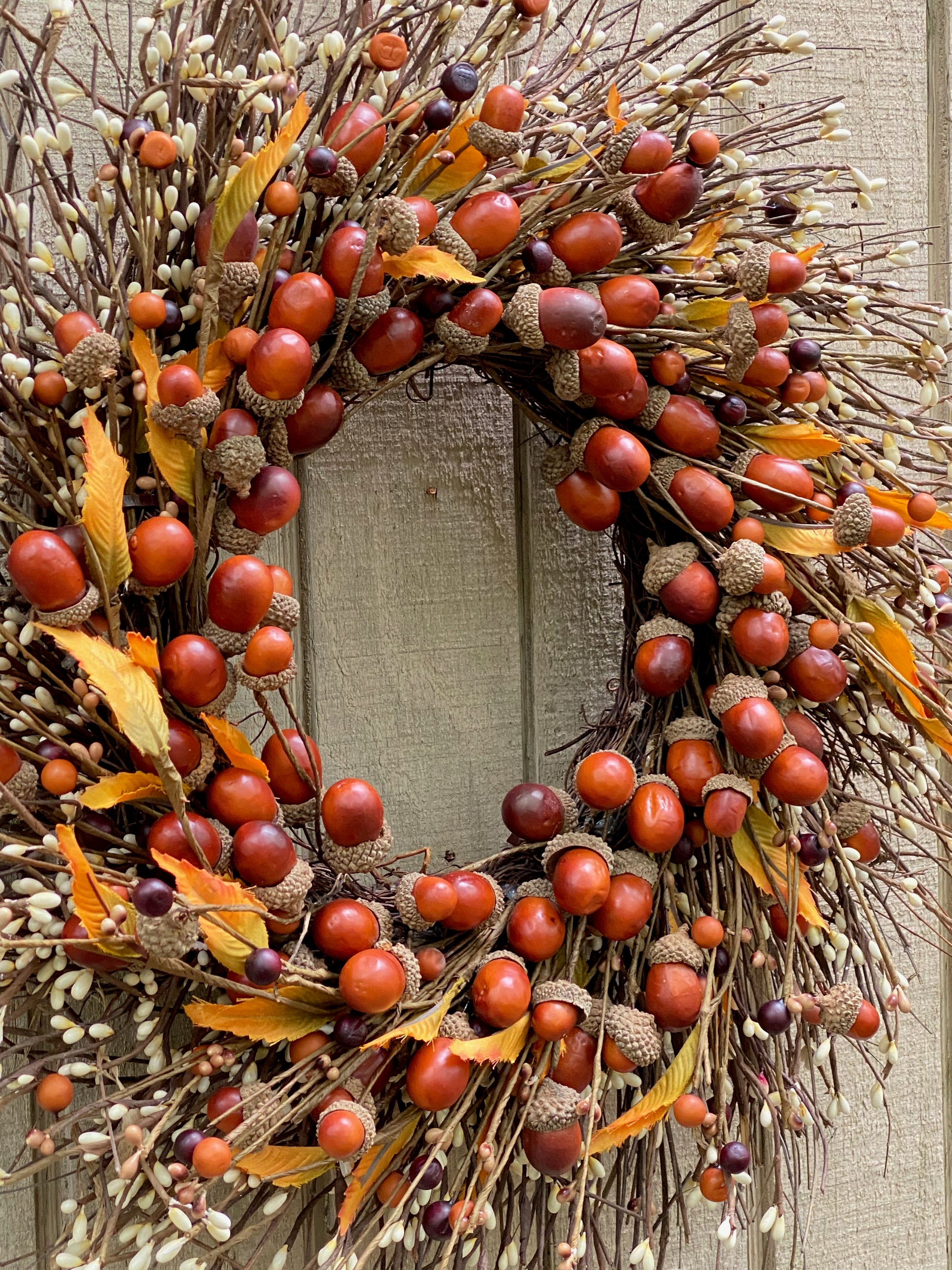 Fall Acorn Wreath