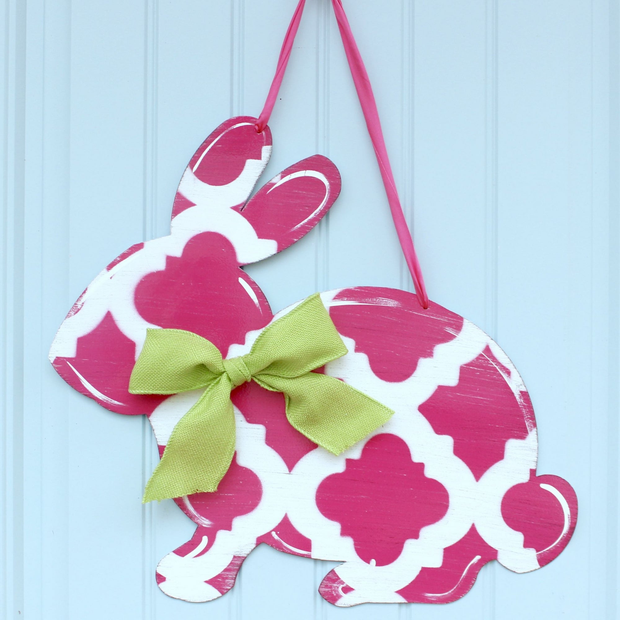 Bunny Silhouette Door Hanger