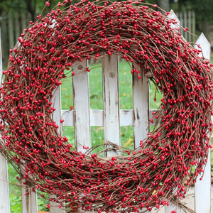 Red Pip Berry Wreath