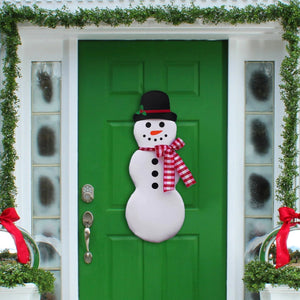 Snowman Door Hanger