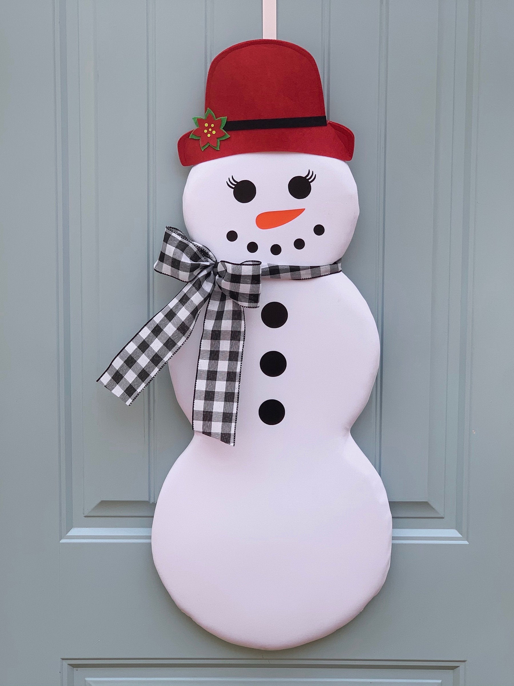 Snowman Door Hanger