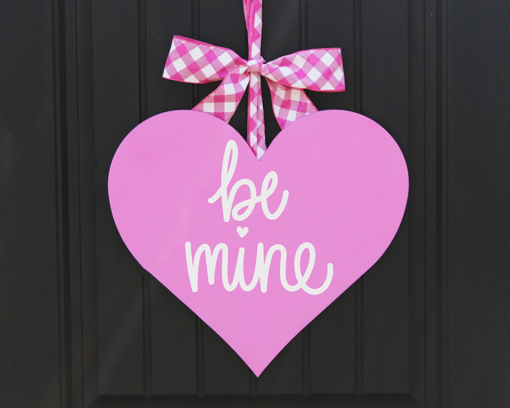 Wood Heart Door Hanger