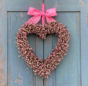 Pip Berry Heart Wreath