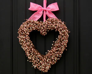 Pip Berry Heart Wreath
