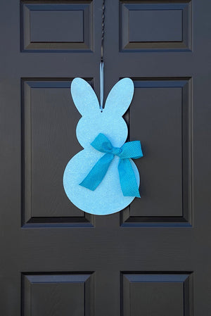 Glitter Bunny Door Hanger