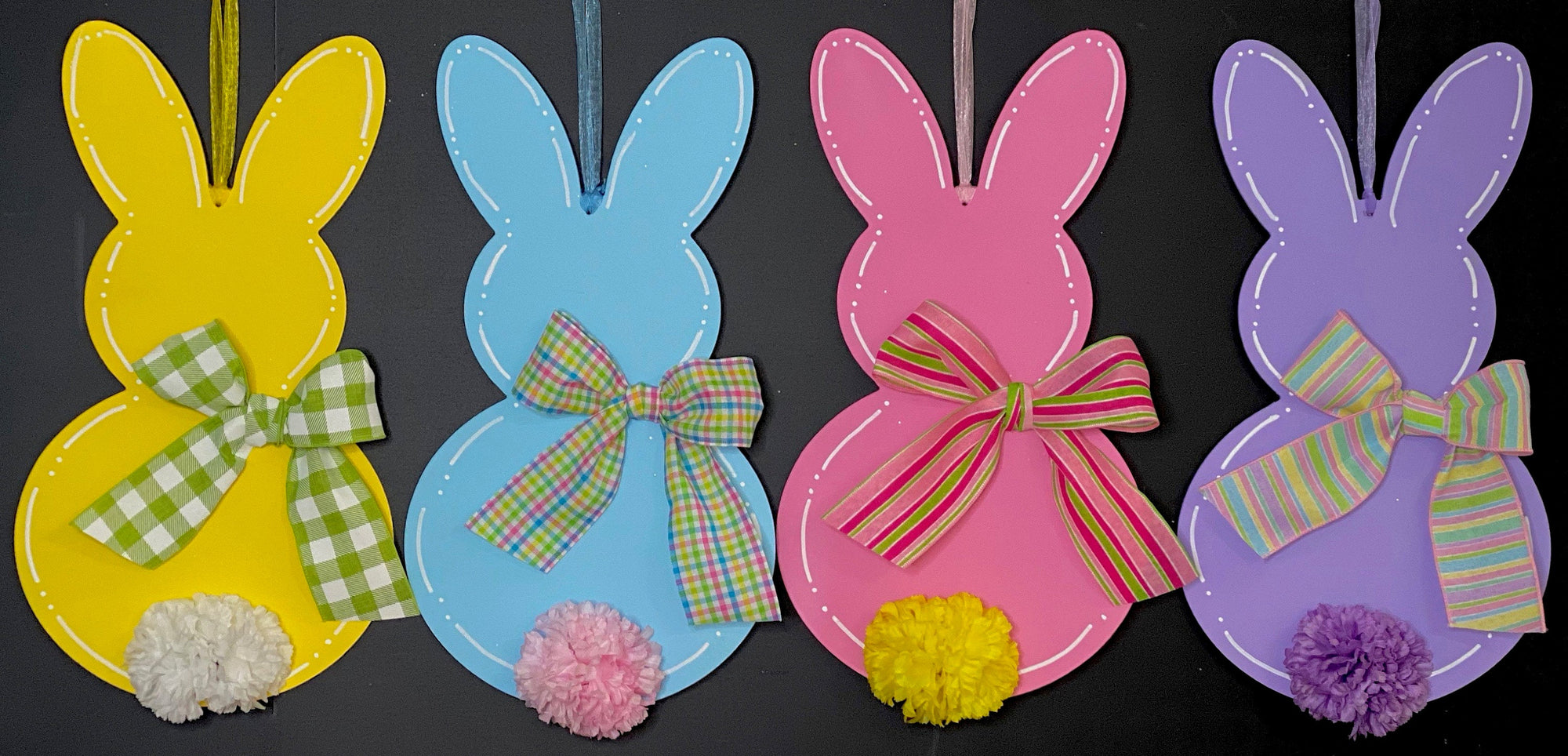Pastel Bunny Door Hanger