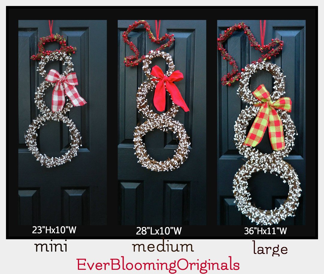 Original Berry Snowman Wreath