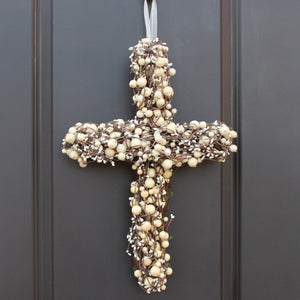 Easter Cross Wreath