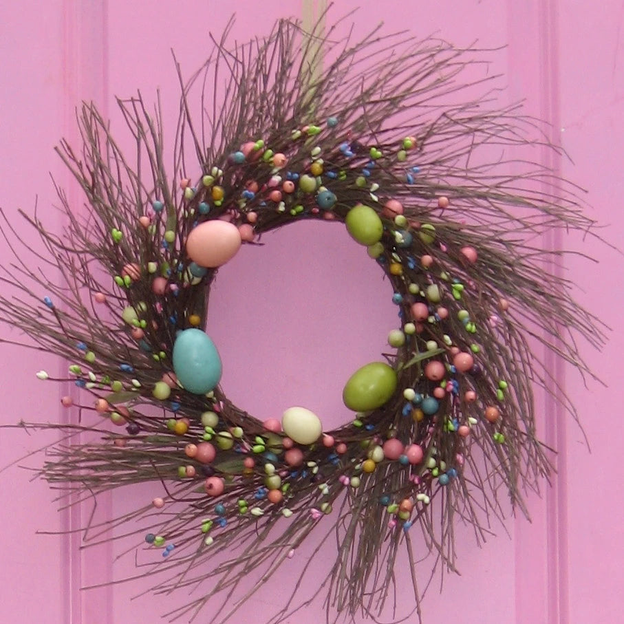 Primitive Easter Egg Wreath