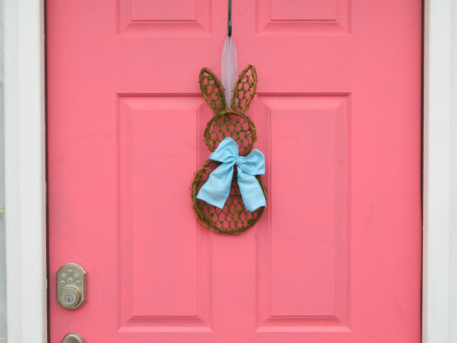 Mini Chicken Wire Bunny Wreath