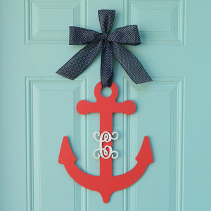 Anchor Monogram Door Hanger